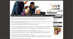 Desktop Screenshot of labour.websitemanager.co.za