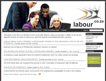 Tablet Screenshot of labour.websitemanager.co.za